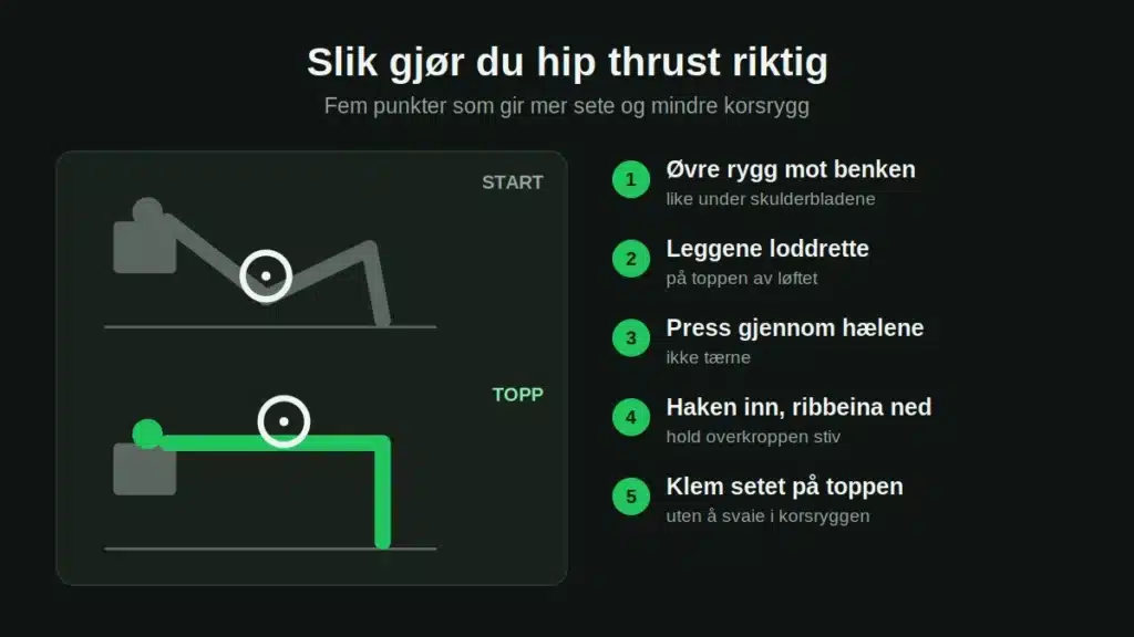 hip-thrust-teknikk