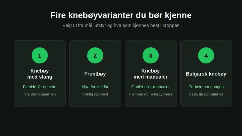 kneboy-varianter
